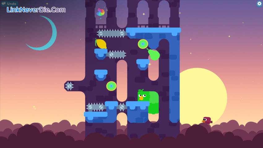 Hình ảnh trong game Snakebird (screenshot) Hình ảnh trong game Snakebird (screenshot)