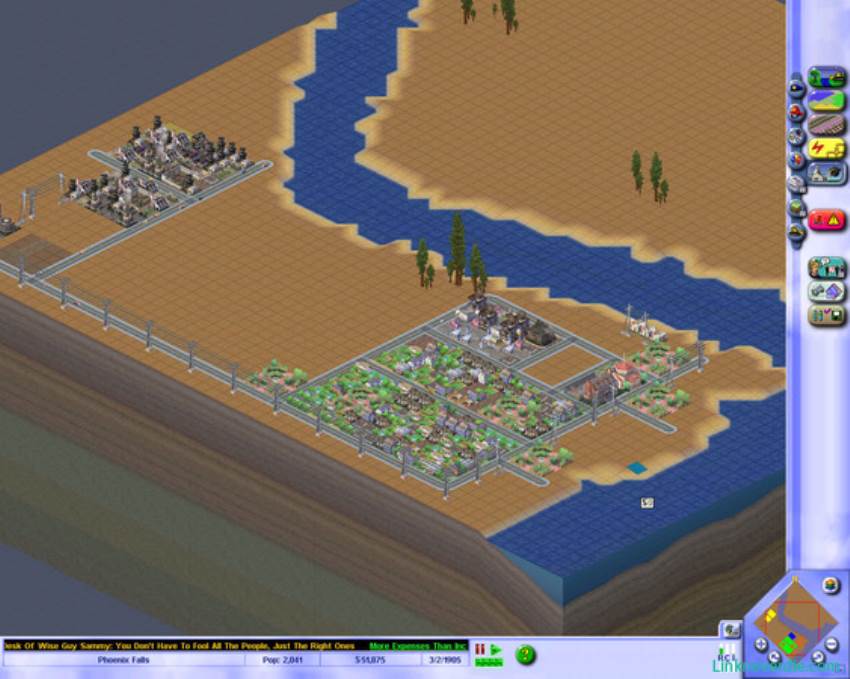 Hình ảnh trong game SimCity 3000 (screenshot) Hình ảnh trong game SimCity 3000 (screenshot)
