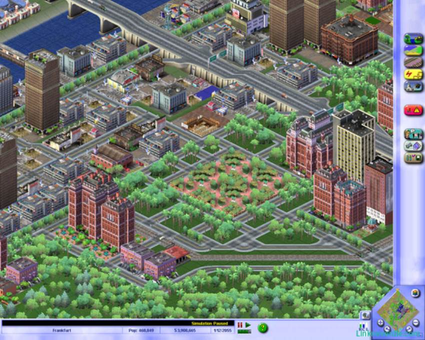 Hình ảnh trong game SimCity 3000 (screenshot) Hình ảnh trong game SimCity 3000 (screenshot)