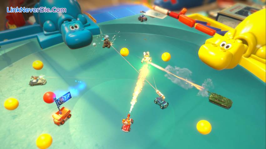 Hình ảnh trong game Micro Machines World Series (screenshot) Hình ảnh trong game Micro Machines World Series (screenshot)