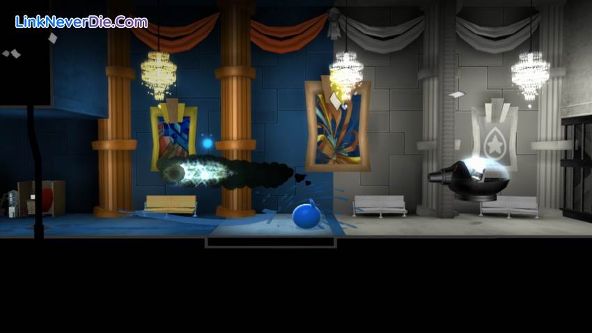 Hình ảnh trong game de Blob 2 (screenshot) Hình ảnh trong game de Blob 2 (screenshot)