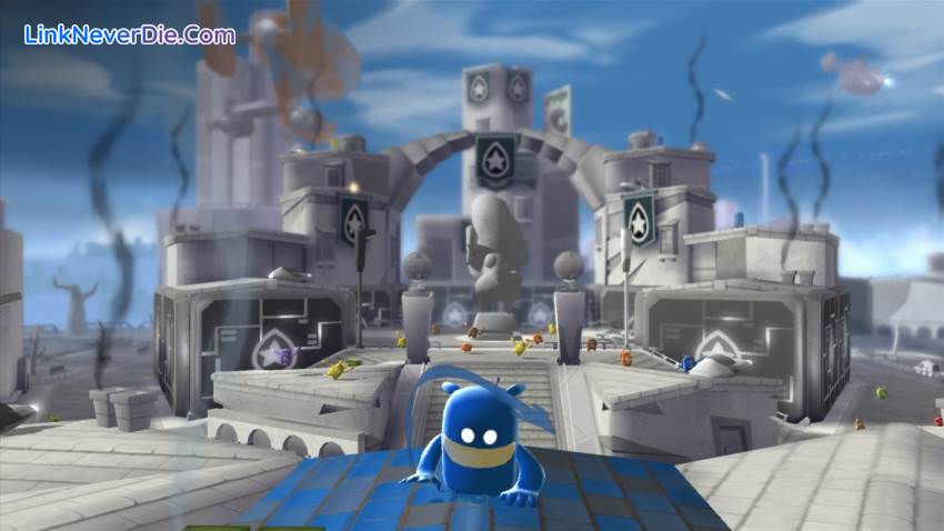 Hình ảnh trong game de Blob 2 (screenshot) Hình ảnh trong game de Blob 2 (screenshot)