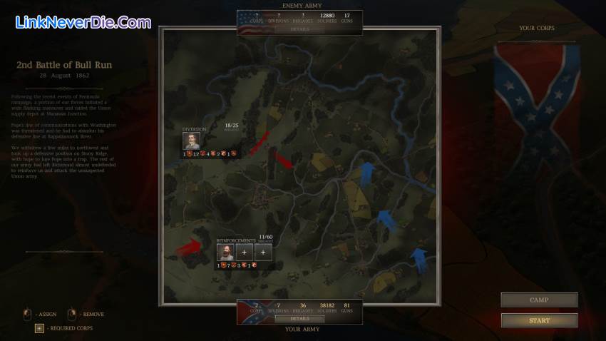 Hình ảnh trong game Ultimate General: Civil War (screenshot) Hình ảnh trong game Ultimate General: Civil War (screenshot)
