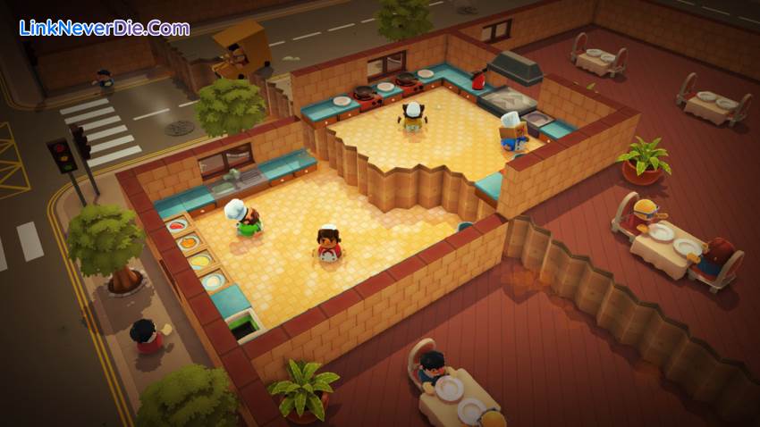Hình ảnh trong game Overcooked (screenshot) Hình ảnh trong game Overcooked (screenshot)