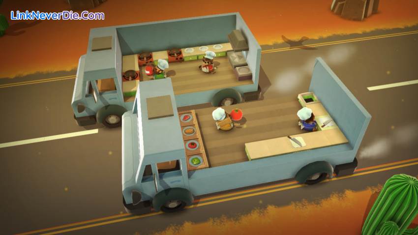 Hình ảnh trong game Overcooked (screenshot) Hình ảnh trong game Overcooked (screenshot)