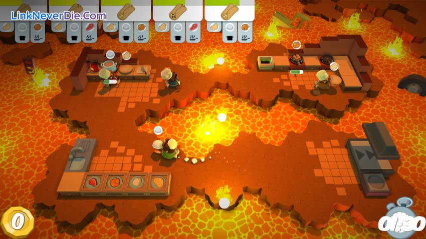 Hình ảnh trong game Overcooked (screenshot) Hình ảnh trong game Overcooked (screenshot)