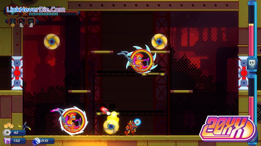 Hình ảnh trong game 20XX (screenshot) Hình ảnh trong game 20XX (screenshot)