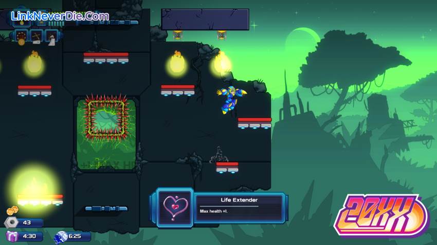 Hình ảnh trong game 20XX (screenshot) Hình ảnh trong game 20XX (screenshot)