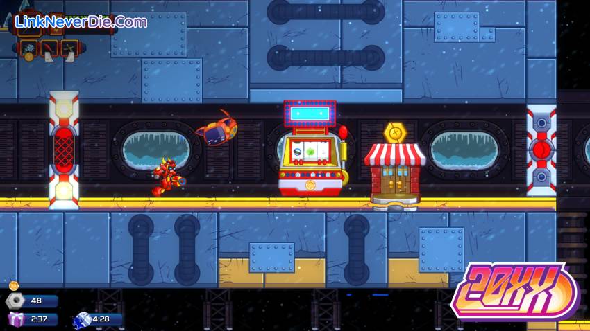Hình ảnh trong game 20XX (screenshot) Hình ảnh trong game 20XX (screenshot)