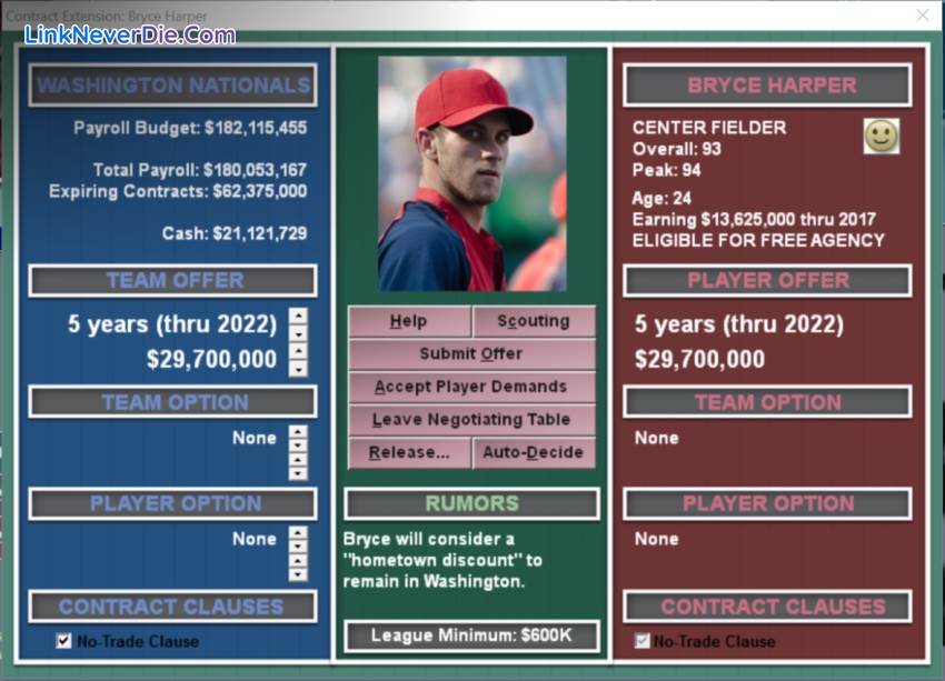 Hình ảnh trong game Baseball Mogul (screenshot) Hình ảnh trong game Baseball Mogul (screenshot)