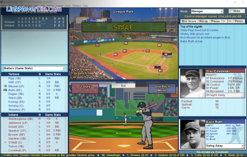 Hình ảnh trong game Baseball Mogul (screenshot) Hình ảnh trong game Baseball Mogul (screenshot)
