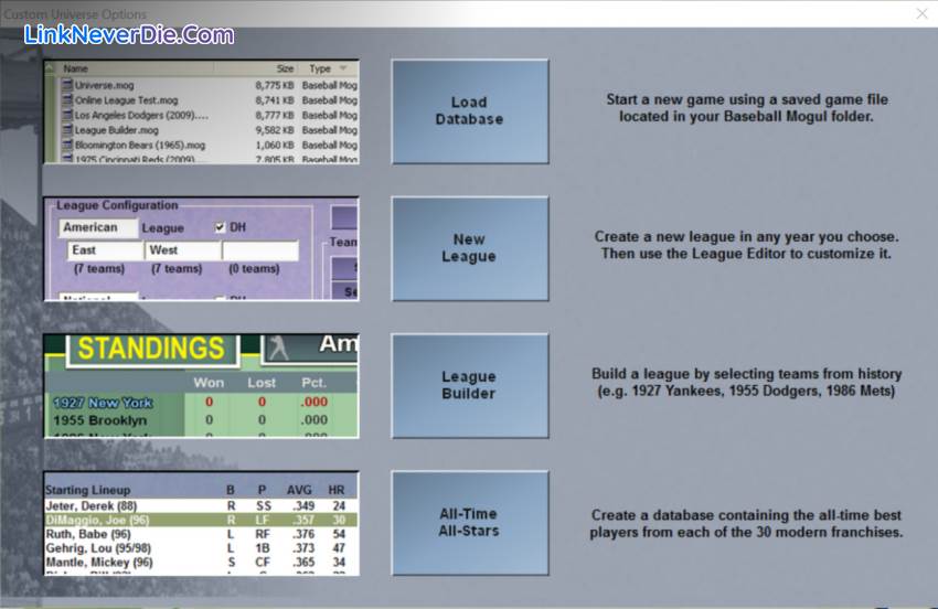 Hình ảnh trong game Baseball Mogul (screenshot) Hình ảnh trong game Baseball Mogul (screenshot)