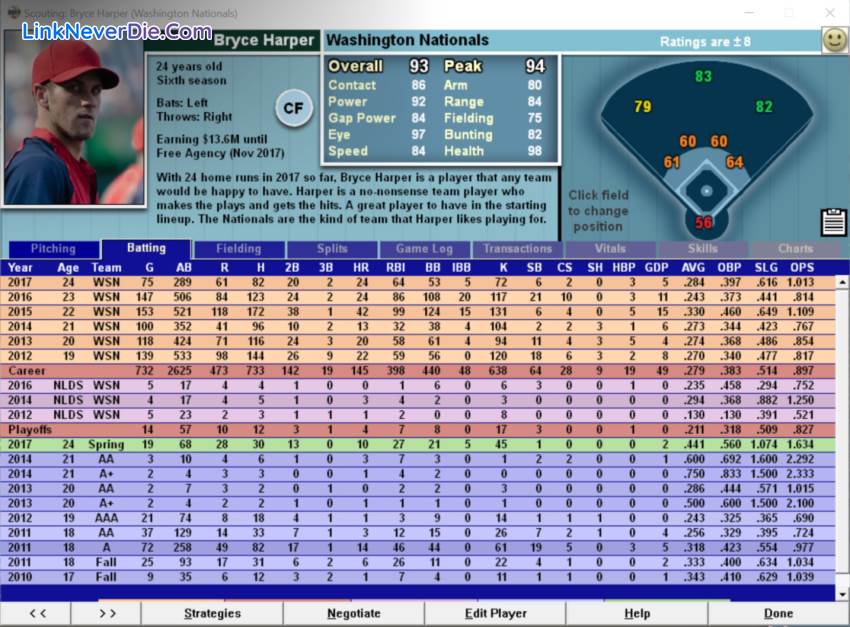 Hình ảnh trong game Baseball Mogul (screenshot) Hình ảnh trong game Baseball Mogul (screenshot)
