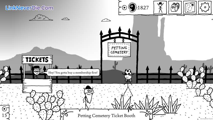 Hình ảnh trong game West of Loathing (screenshot) Hình ảnh trong game West of Loathing (screenshot)