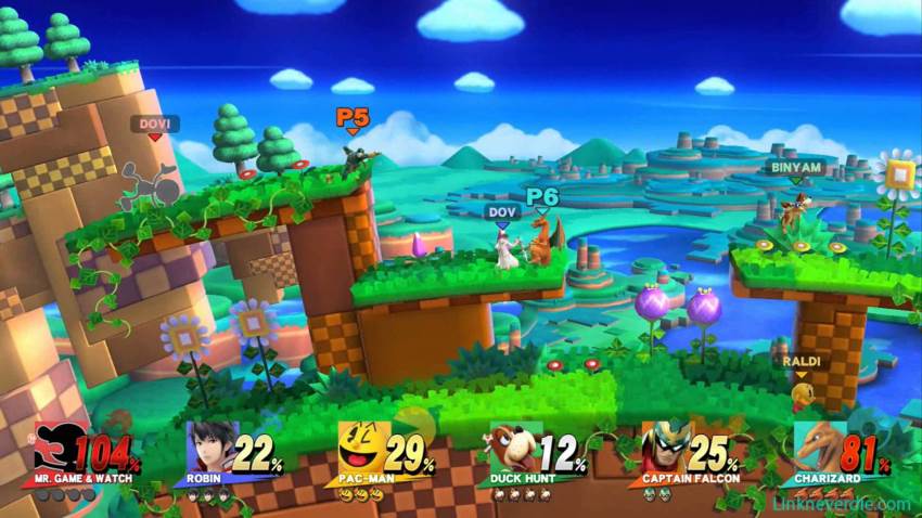 Hình ảnh trong game Super Smash Bros. (screenshot) Hình ảnh trong game Super Smash Bros. (screenshot)