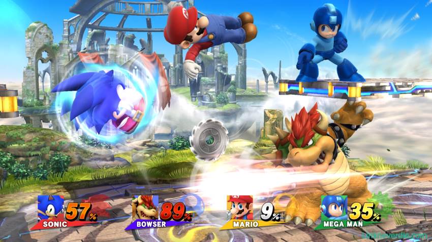 Hình ảnh trong game Super Smash Bros. (screenshot) Hình ảnh trong game Super Smash Bros. (screenshot)