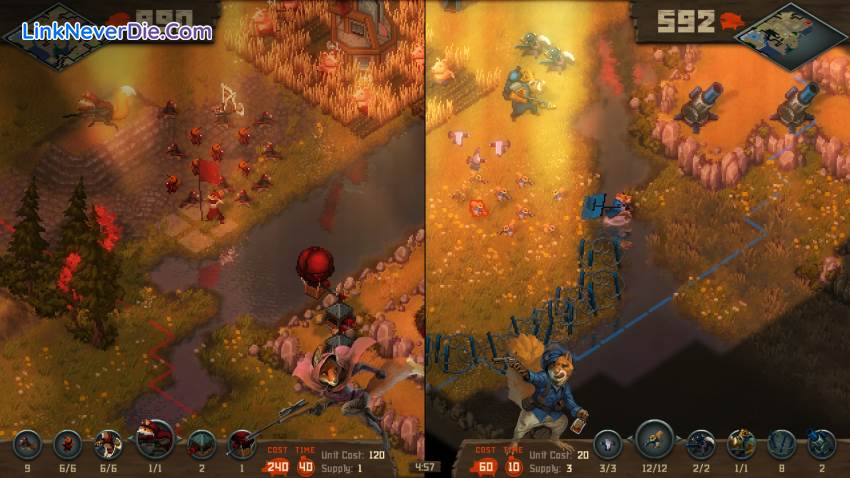 Hình ảnh trong game Tooth and Tail (screenshot) Hình ảnh trong game Tooth and Tail (screenshot)