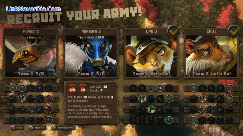 Hình ảnh trong game Tooth and Tail (screenshot) Hình ảnh trong game Tooth and Tail (screenshot)