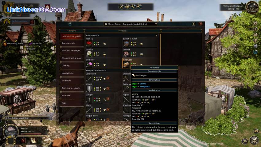 Hình ảnh trong game The Guild 3 (screenshot) Hình ảnh trong game The Guild 3 (screenshot)