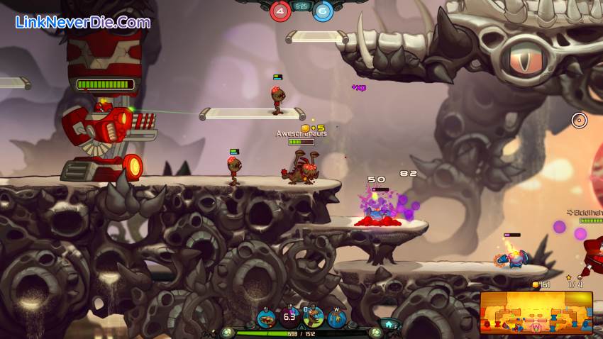 Hình ảnh trong game Awesomenauts (screenshot) Hình ảnh trong game Awesomenauts (screenshot)