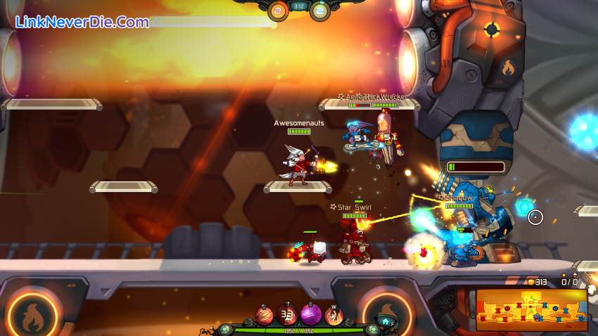 Hình ảnh trong game Awesomenauts (screenshot) Hình ảnh trong game Awesomenauts (screenshot)