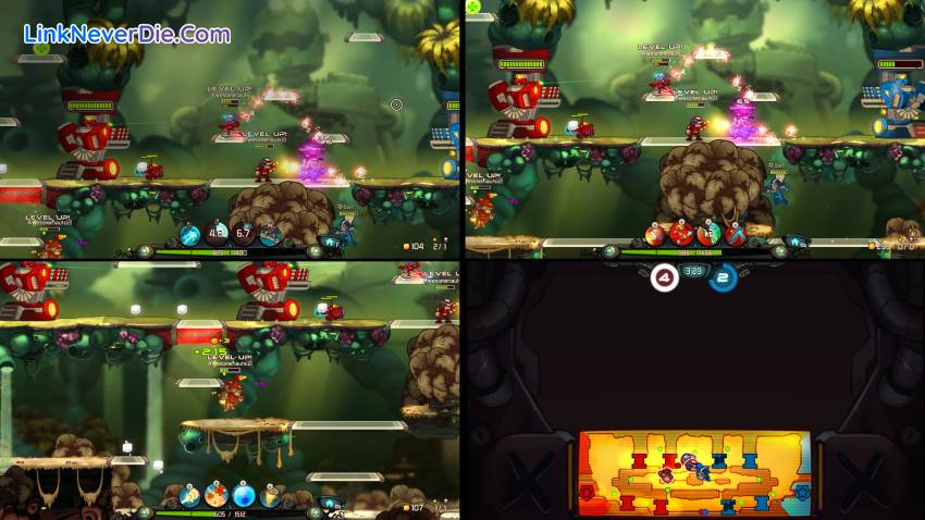 Hình ảnh trong game Awesomenauts (screenshot) Hình ảnh trong game Awesomenauts (screenshot)