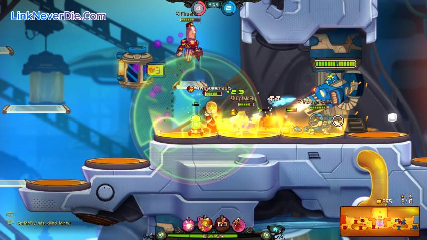 Hình ảnh trong game Awesomenauts (screenshot) Hình ảnh trong game Awesomenauts (screenshot)