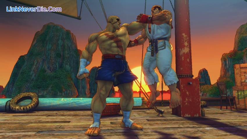 Hình ảnh trong game Street Fighter IV (screenshot) Hình ảnh trong game Street Fighter IV (screenshot)