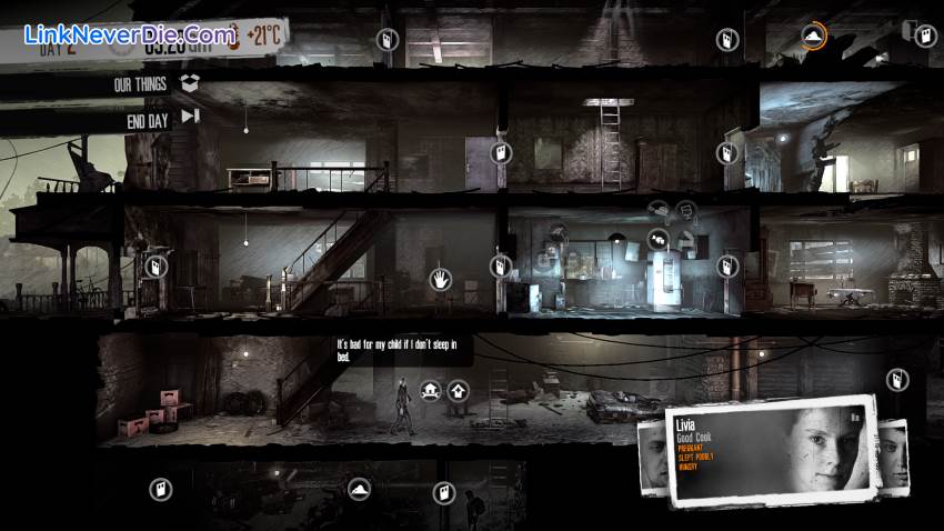 Hình ảnh trong game This War of Mine (screenshot) Hình ảnh trong game This War of Mine (screenshot)