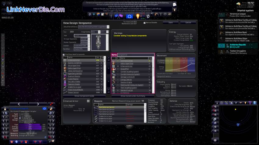 Hình ảnh trong game Distant Worlds: Universe (screenshot) Hình ảnh trong game Distant Worlds: Universe (screenshot)
