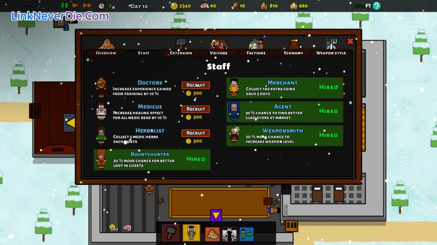 Hình ảnh trong game Gladiator School (screenshot) Hình ảnh trong game Gladiator School (screenshot)