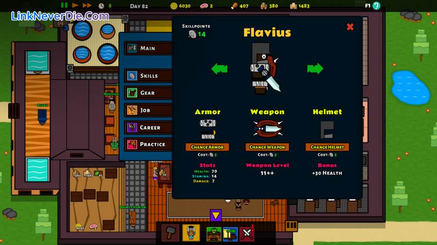 Hình ảnh trong game Gladiator School (screenshot) Hình ảnh trong game Gladiator School (screenshot)