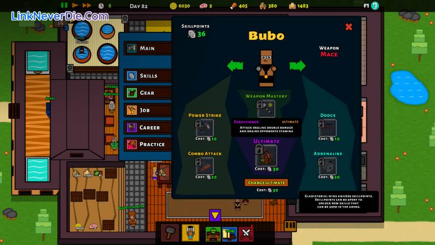 Hình ảnh trong game Gladiator School (screenshot) Hình ảnh trong game Gladiator School (screenshot)
