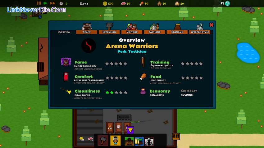 Hình ảnh trong game Gladiator School (screenshot) Hình ảnh trong game Gladiator School (screenshot)