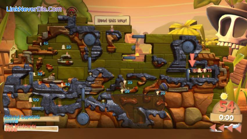 Hình ảnh trong game Worms Clan Wars (screenshot) Hình ảnh trong game Worms Clan Wars (screenshot)