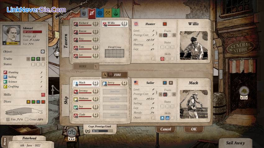 Hình ảnh trong game Nantucket (screenshot) Hình ảnh trong game Nantucket (screenshot)