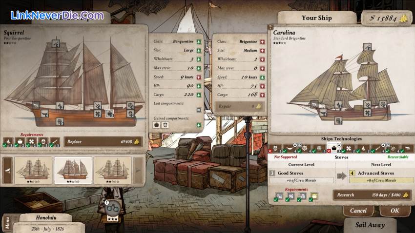 Hình ảnh trong game Nantucket (screenshot) Hình ảnh trong game Nantucket (screenshot)