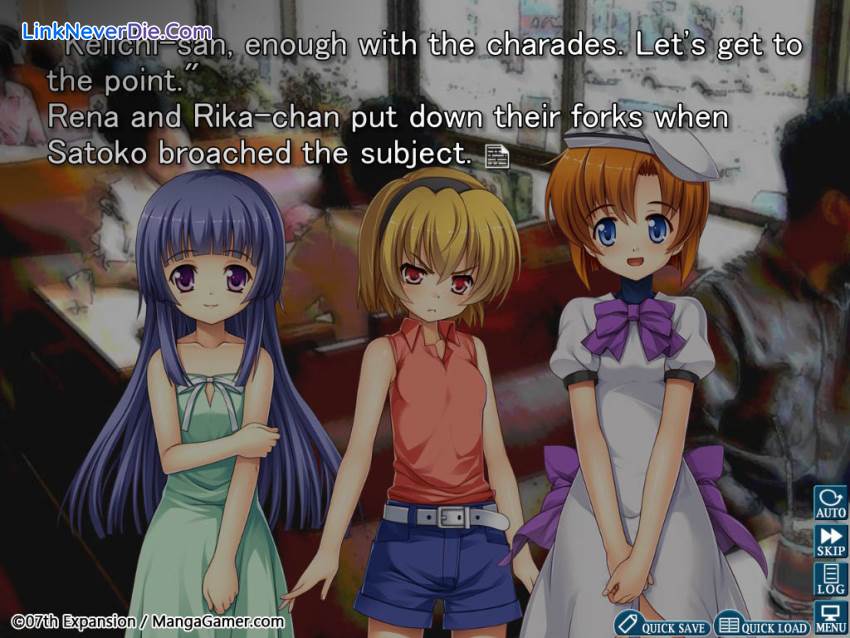 Hình ảnh trong game Higurashi When They Cry Hou - Ch.2 Watanagashi (screenshot) Hình ảnh trong game Higurashi When They Cry Hou - Ch.2 Watanagashi (screenshot)