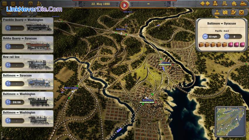 Hình ảnh trong game Railway Empire (screenshot) Hình ảnh trong game Railway Empire (screenshot)