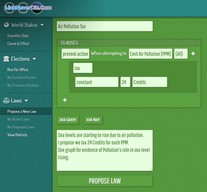 Hình ảnh trong game Eco (screenshot) Hình ảnh trong game Eco (screenshot)