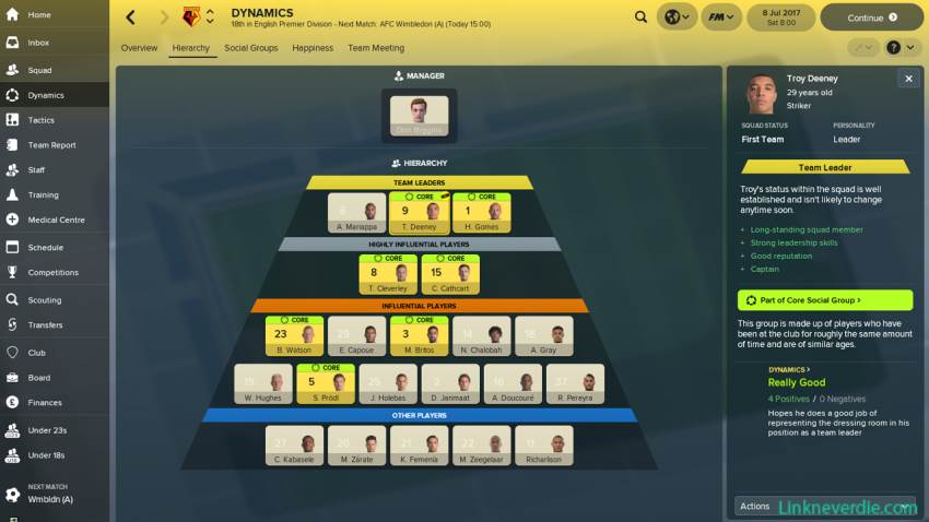 Hình ảnh trong game Football Manager 2018 (screenshot) Hình ảnh trong game Football Manager 2018 (screenshot)