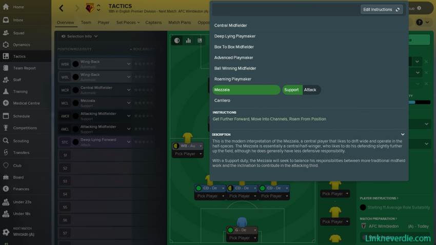 Hình ảnh trong game Football Manager 2018 (screenshot) Hình ảnh trong game Football Manager 2018 (screenshot)