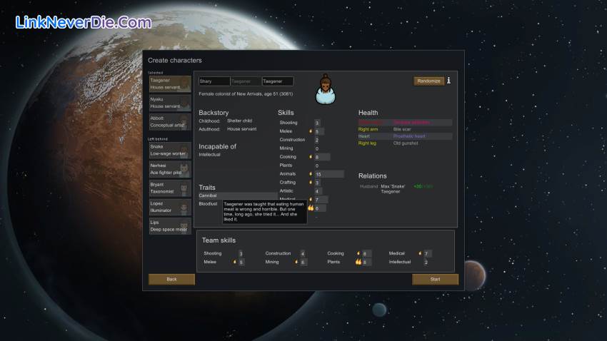 Hình ảnh trong game RimWorld (screenshot) Hình ảnh trong game RimWorld (screenshot)
