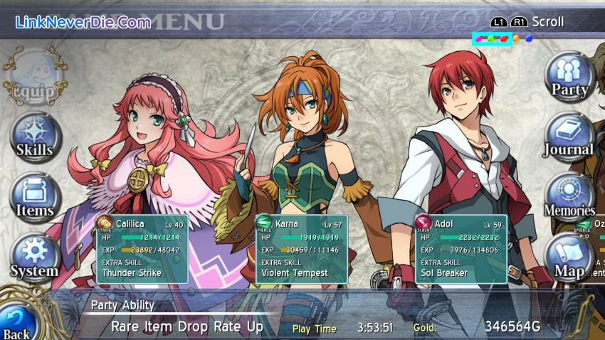 Hình ảnh trong game Ys: Memories of Celceta (screenshot) Hình ảnh trong game Ys: Memories of Celceta (screenshot)