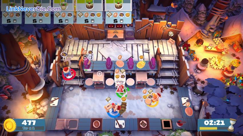 Hình ảnh trong game Overcooked! 2 (screenshot) Hình ảnh trong game Overcooked! 2 (screenshot)