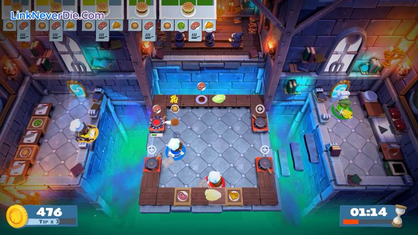 Hình ảnh trong game Overcooked! 2 (screenshot) Hình ảnh trong game Overcooked! 2 (screenshot)