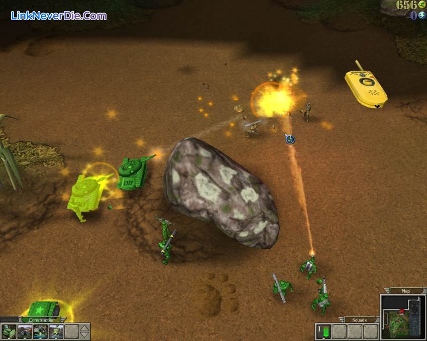 Hình ảnh trong game Army Men RTS (screenshot) Hình ảnh trong game Army Men RTS (screenshot)
