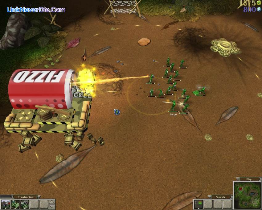 Hình ảnh trong game Army Men RTS (screenshot) Hình ảnh trong game Army Men RTS (screenshot)