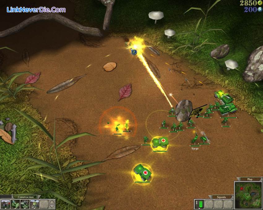 Hình ảnh trong game Army Men RTS (screenshot) Hình ảnh trong game Army Men RTS (screenshot)