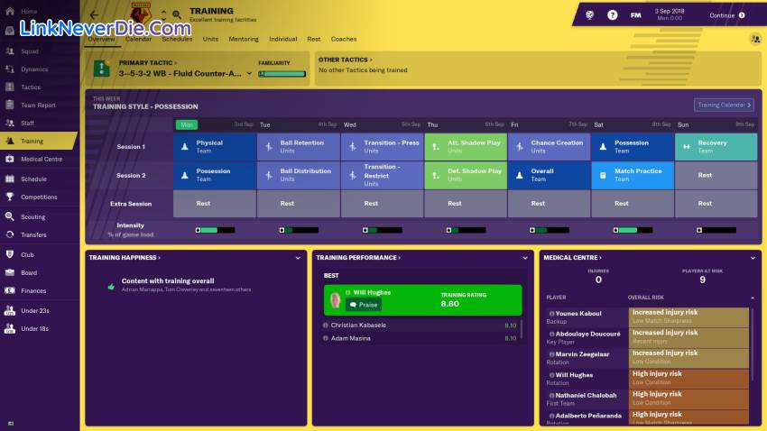 Hình ảnh trong game Football Manager 2019 (screenshot) Hình ảnh trong game Football Manager 2019 (screenshot)